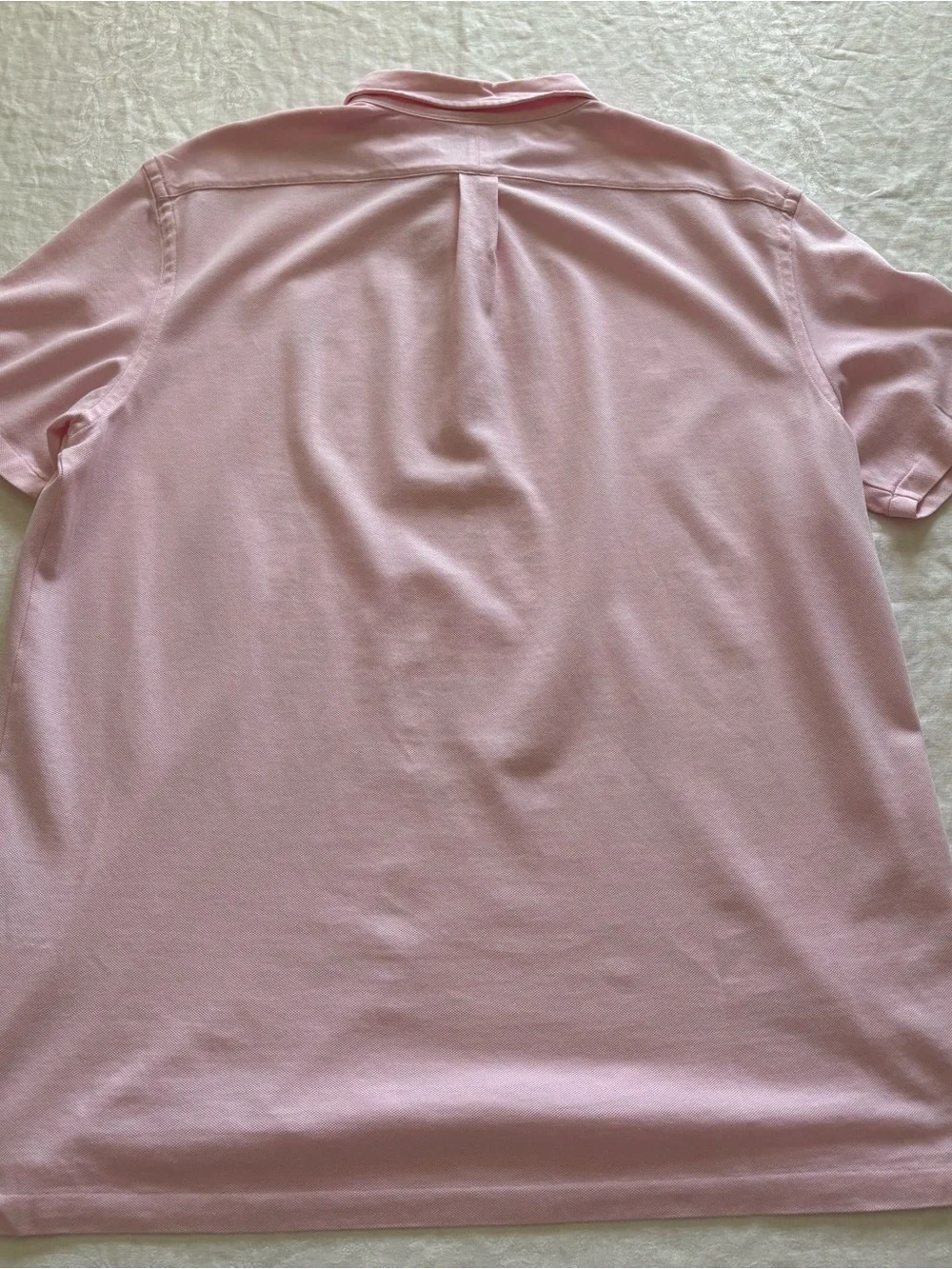 Ralph Lauren Light Pink Button-Down Polo Shirt